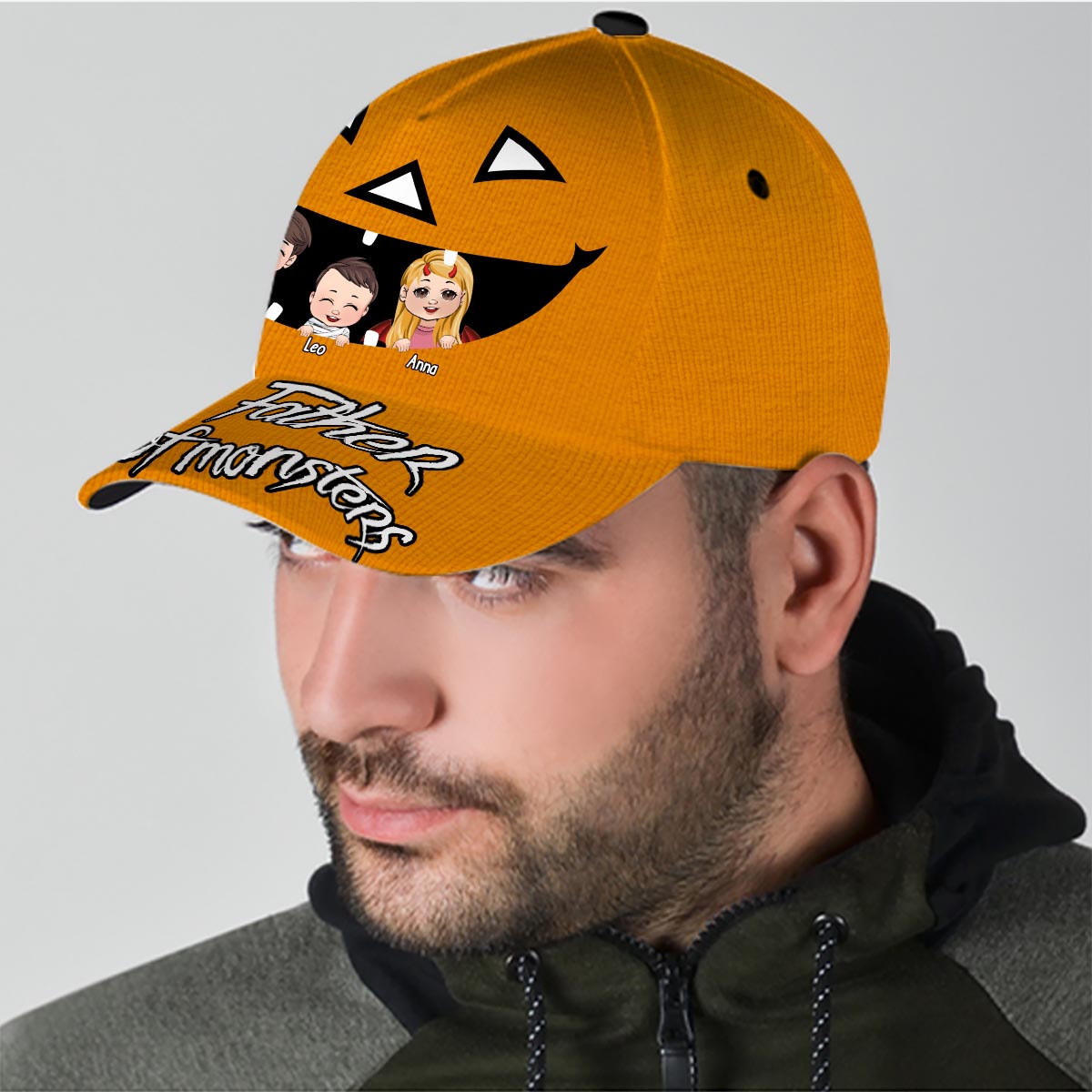 Father Of Monsters - Personalized Father Classic Cap