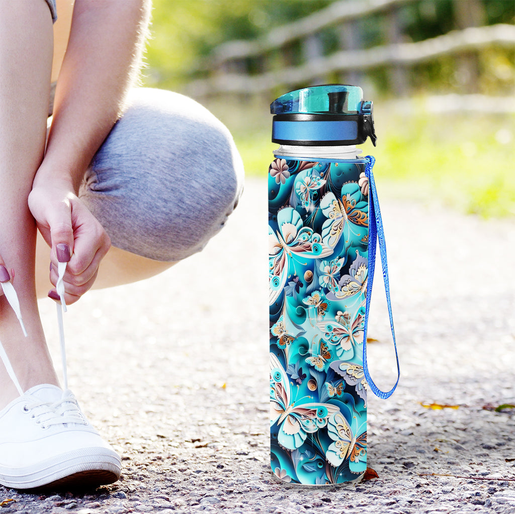 Love Butterflies - Butterfly Water Tracker Bottle