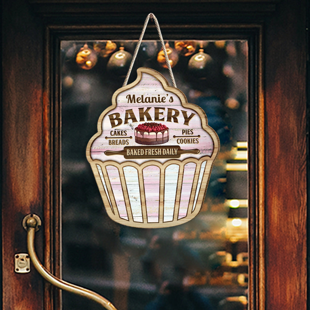 Just A Girl Who Loves Baking - Personalized Baking Wood Sign