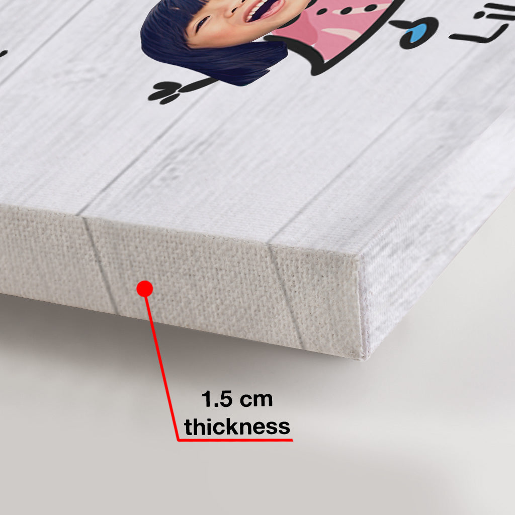 This Grandpa Belongs To - Personalized Grandpa Canvas And Poster