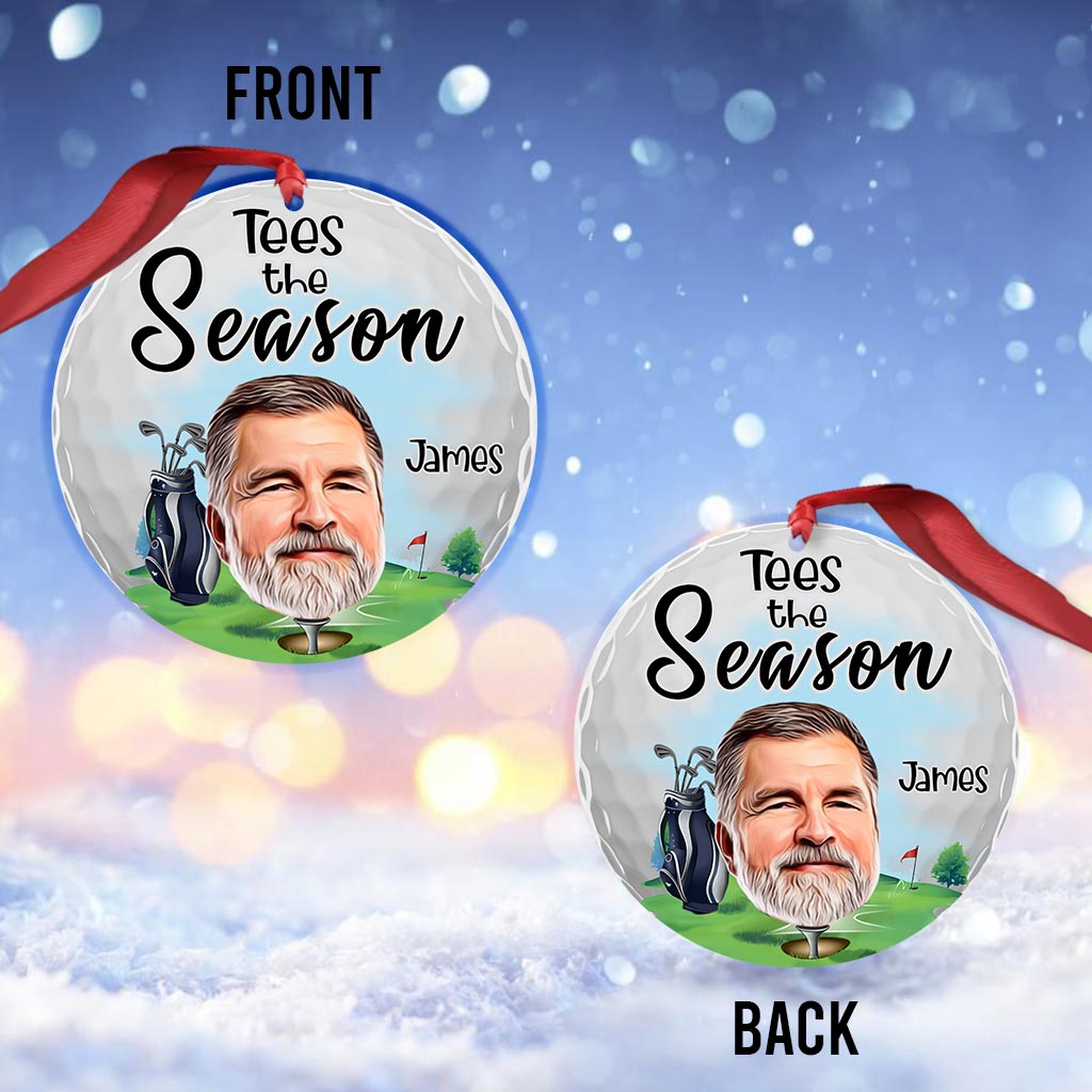 Tees the Season - Personalized Golf Ornament