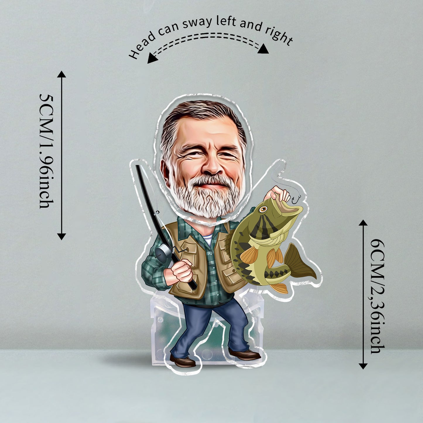 The Shaking Hooker - Personalized Fishing Custom Shaking Head