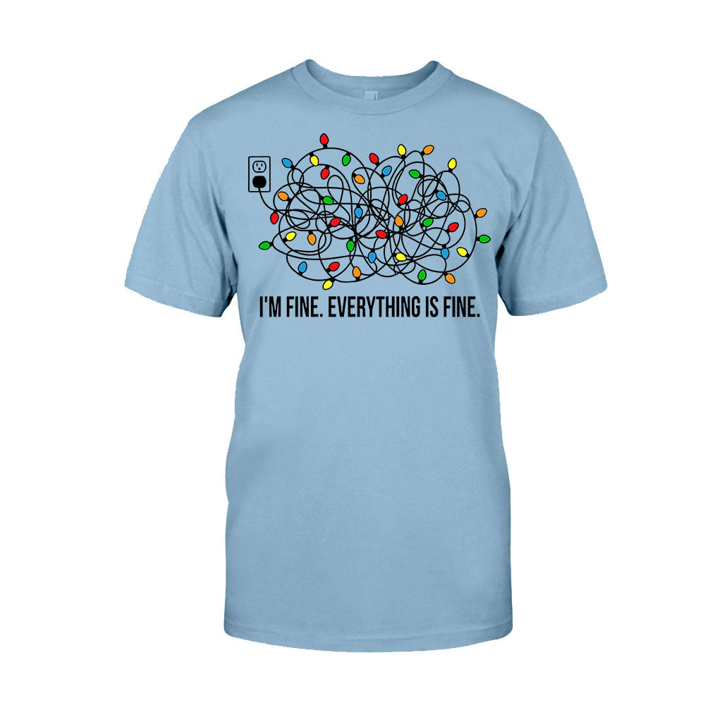 I'm Fine - Christmas T-shirt And Hoodie