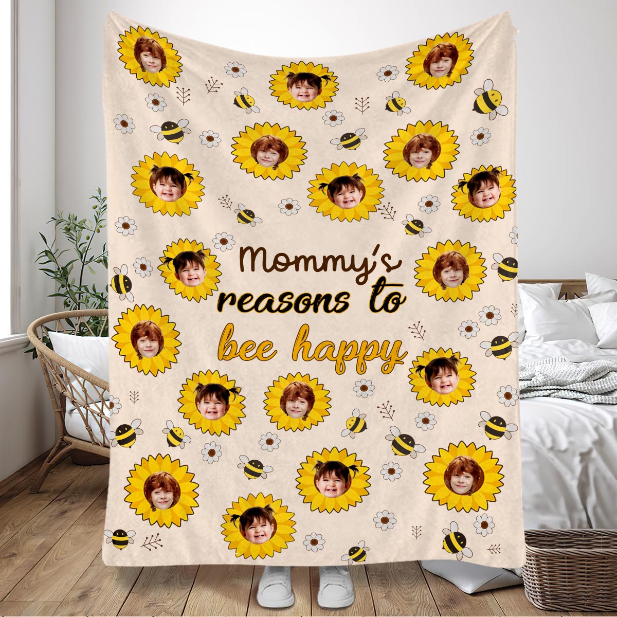 Nana's Reasons - Gift for grandma, mom - Personalized Blanket