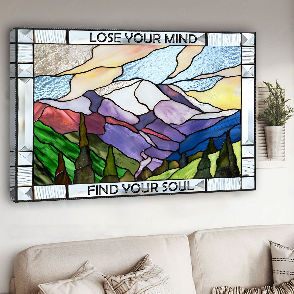 Lose Your Mind Hiking Canvas And Poster