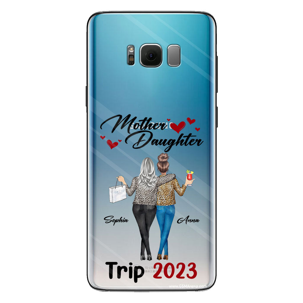 Love Horses - Personalized Mother Clear Phone Case