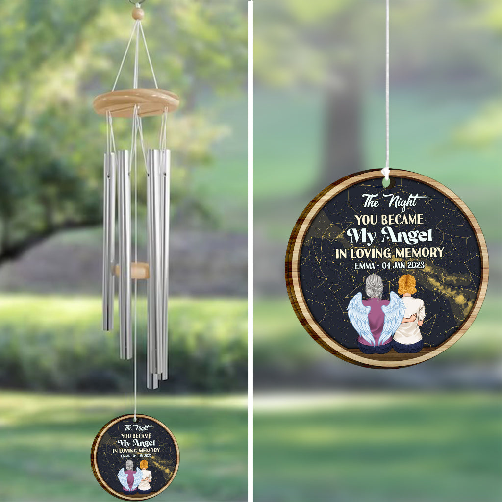 When I Look At The Stars - Personalized Memorial Wind Chime