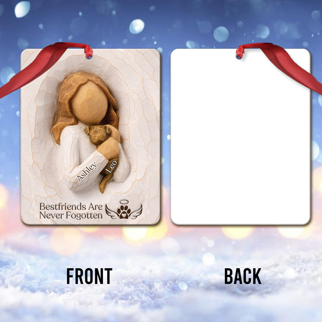 Bestfriends Are Never Fogotten - Personalized Dog Ornament