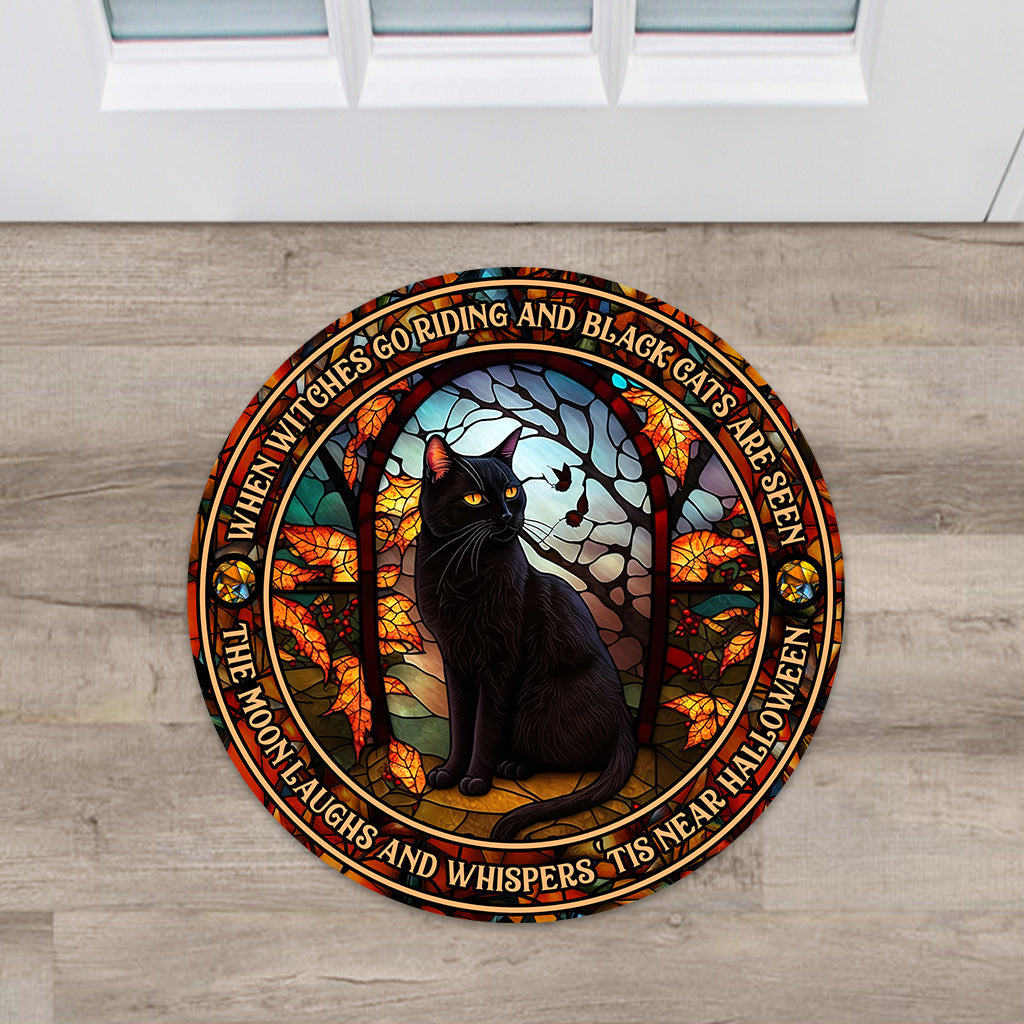 When Witches Go Riding And Black Cats Are Seen Witch - Witch Shaped Doormat