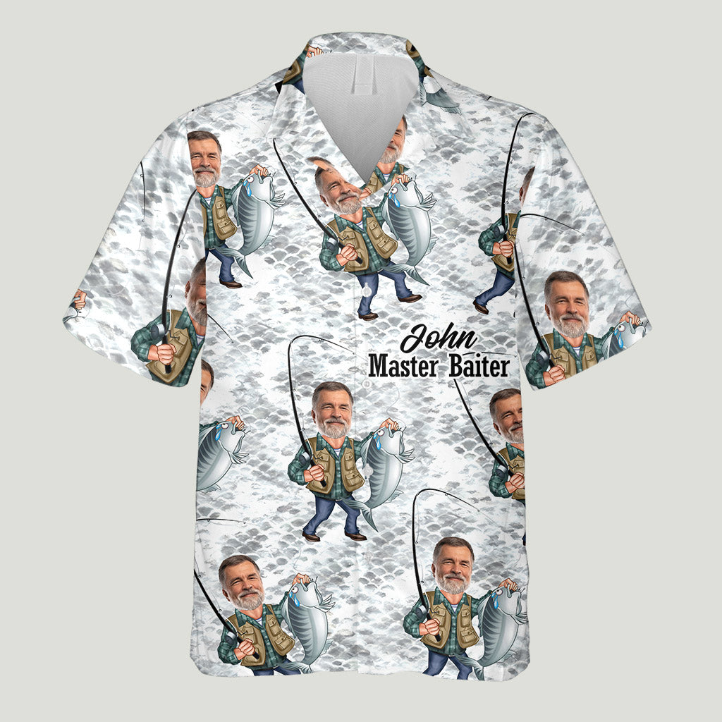 Master Baiter - Personalized Fishing Hawaiian Shirt
