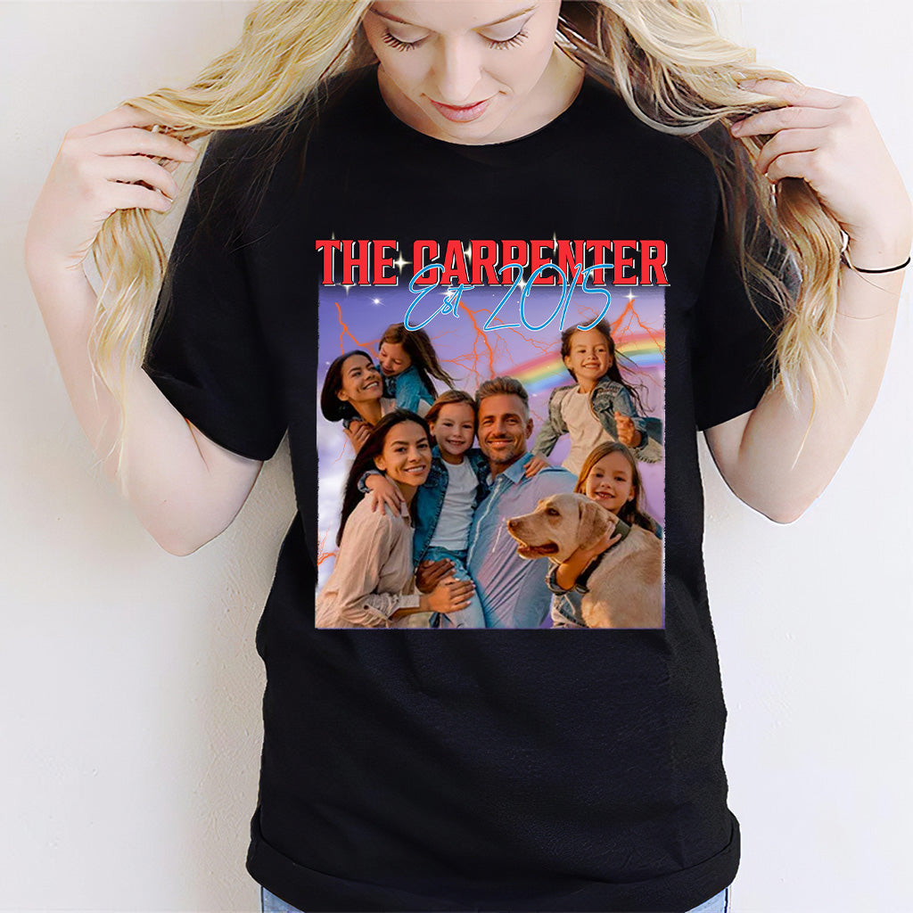 Custom Photo Retro Style - Personalized T-shirt And Hoodie