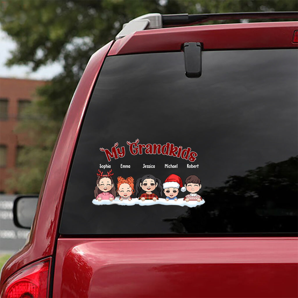 Our Christmas - Personalized Grandma Decal Full