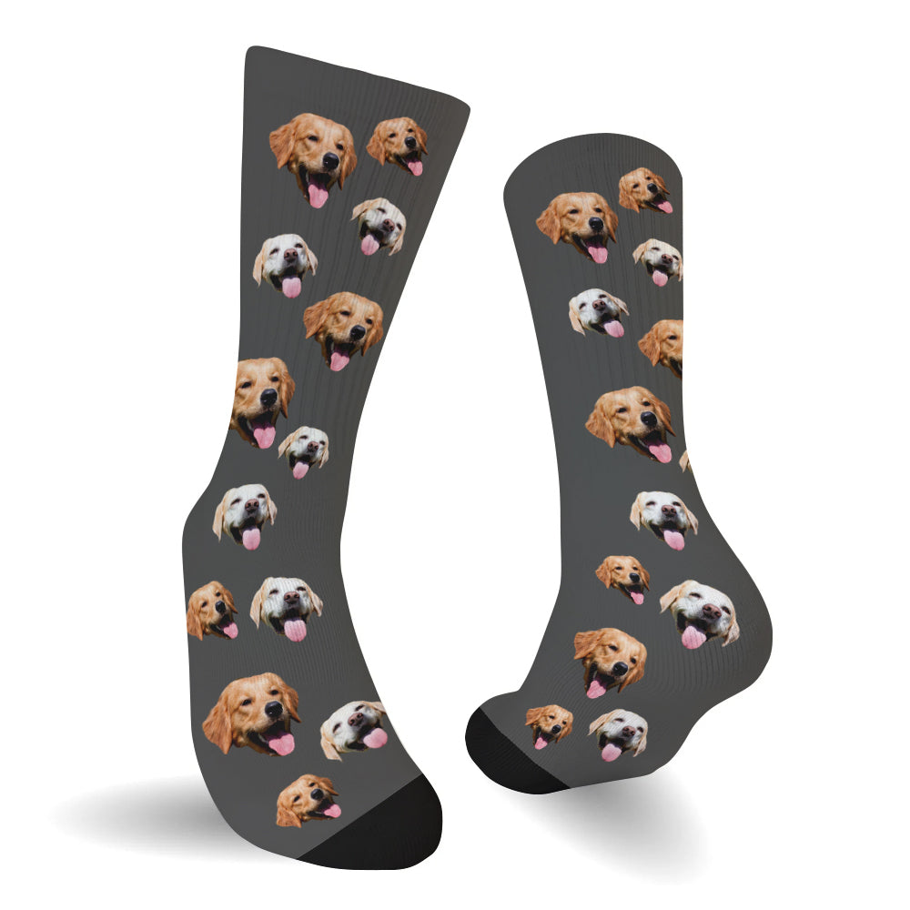 Custom Face - Personalized Dog Socks