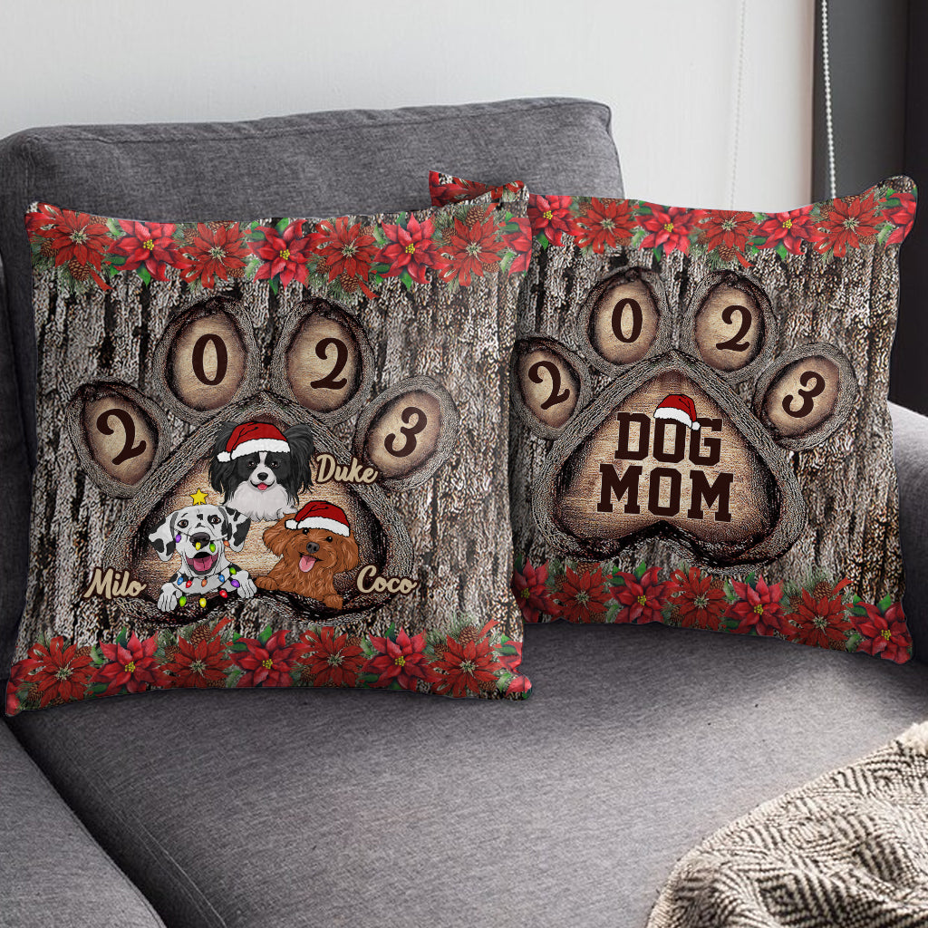 Dog Mom - Personalized Dog Throw Pillow