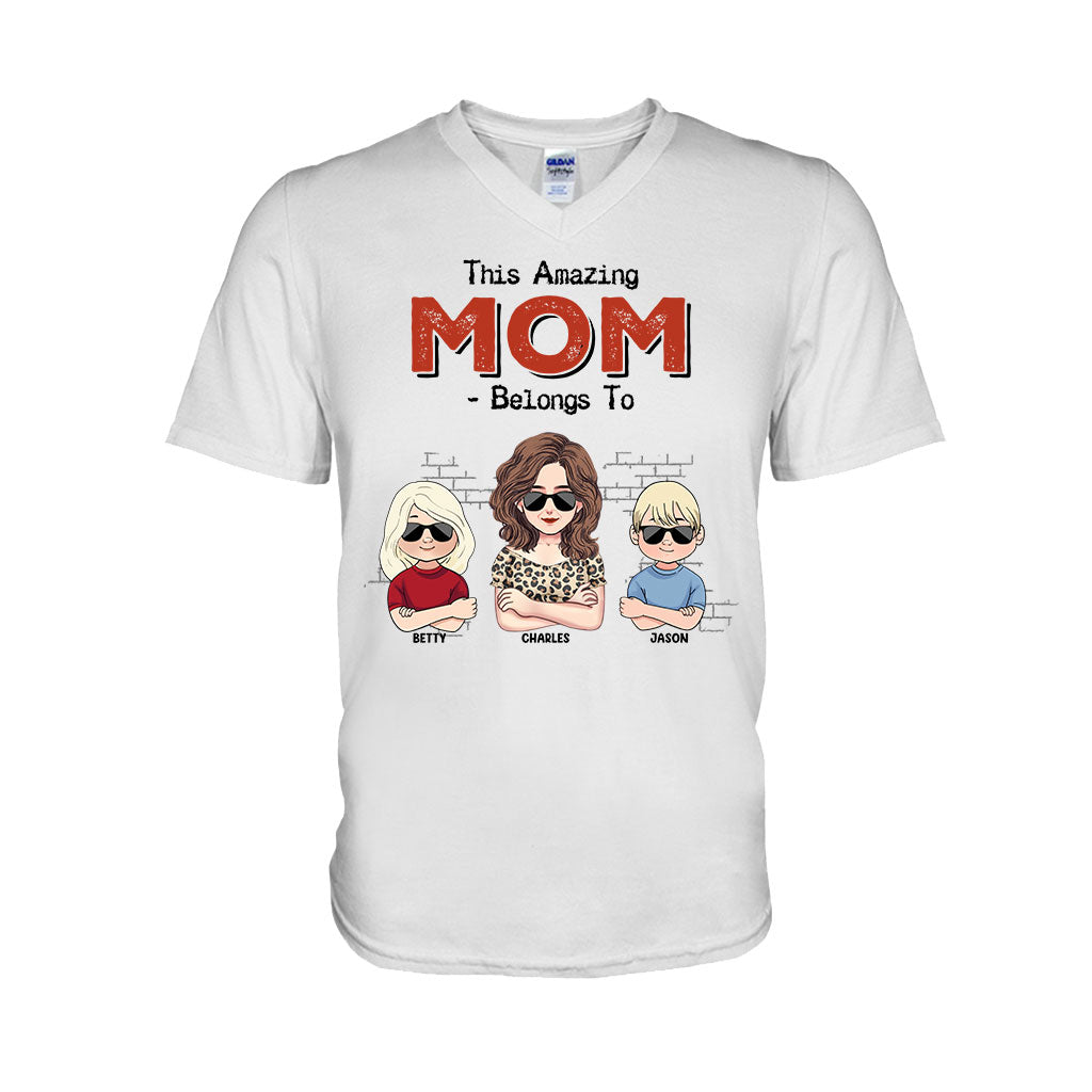 This Amazing Dad Belongs To - Gift for dad, dad, grandpa - Personalized T-shirt And Hoodie