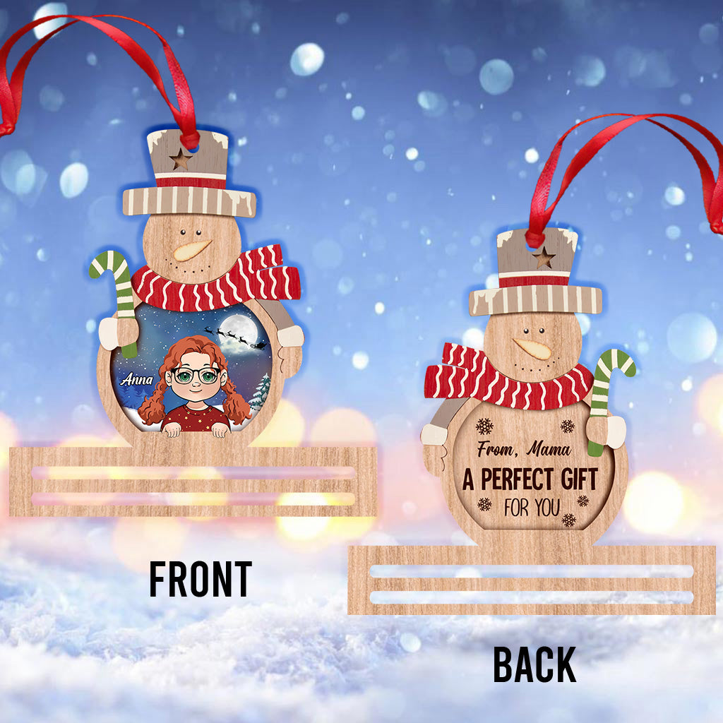 Holiday Present - Personalized Family Ornament