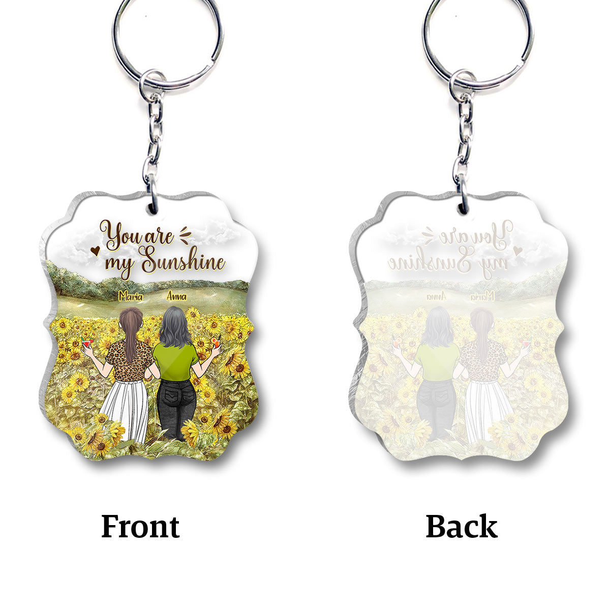 Bestie Forever - Bestie gift for sister - Personalized Keychain