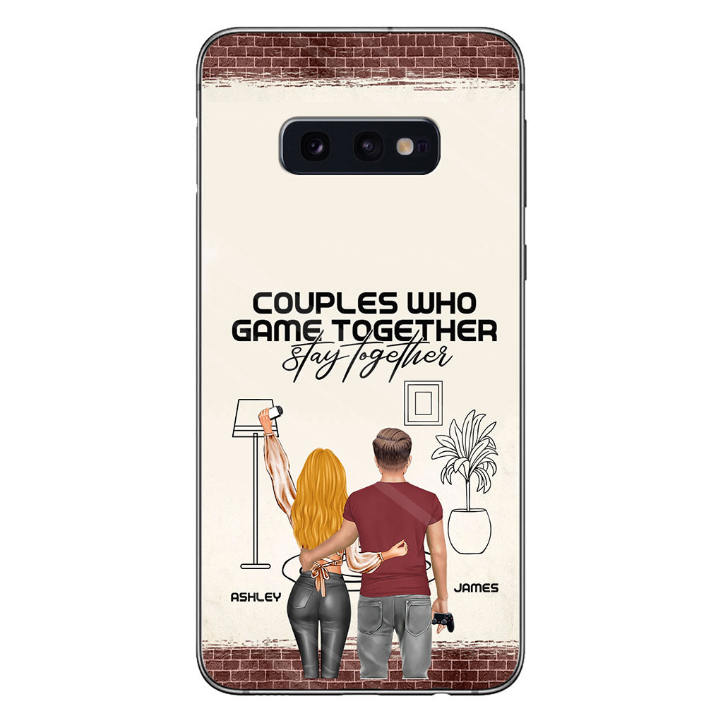 Couples Who Game Together Stay Together - Personalized Video Game Phone Case
