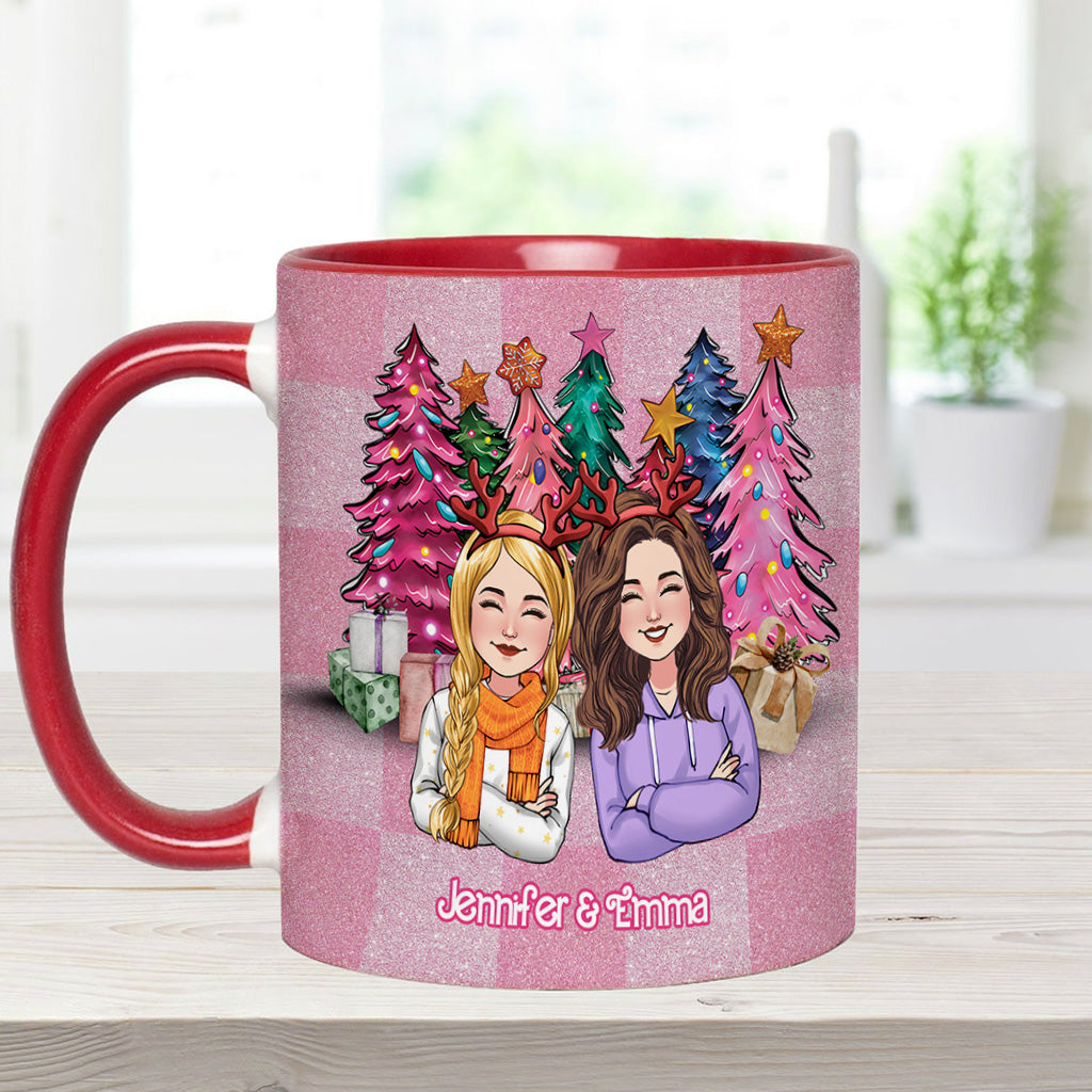 Come On Besties Let's Go Party - Personalized Bestie Accent Mug