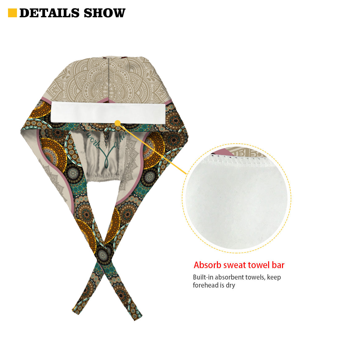 It's A Work Of Heart - Personalized Nurse Scrub Cap