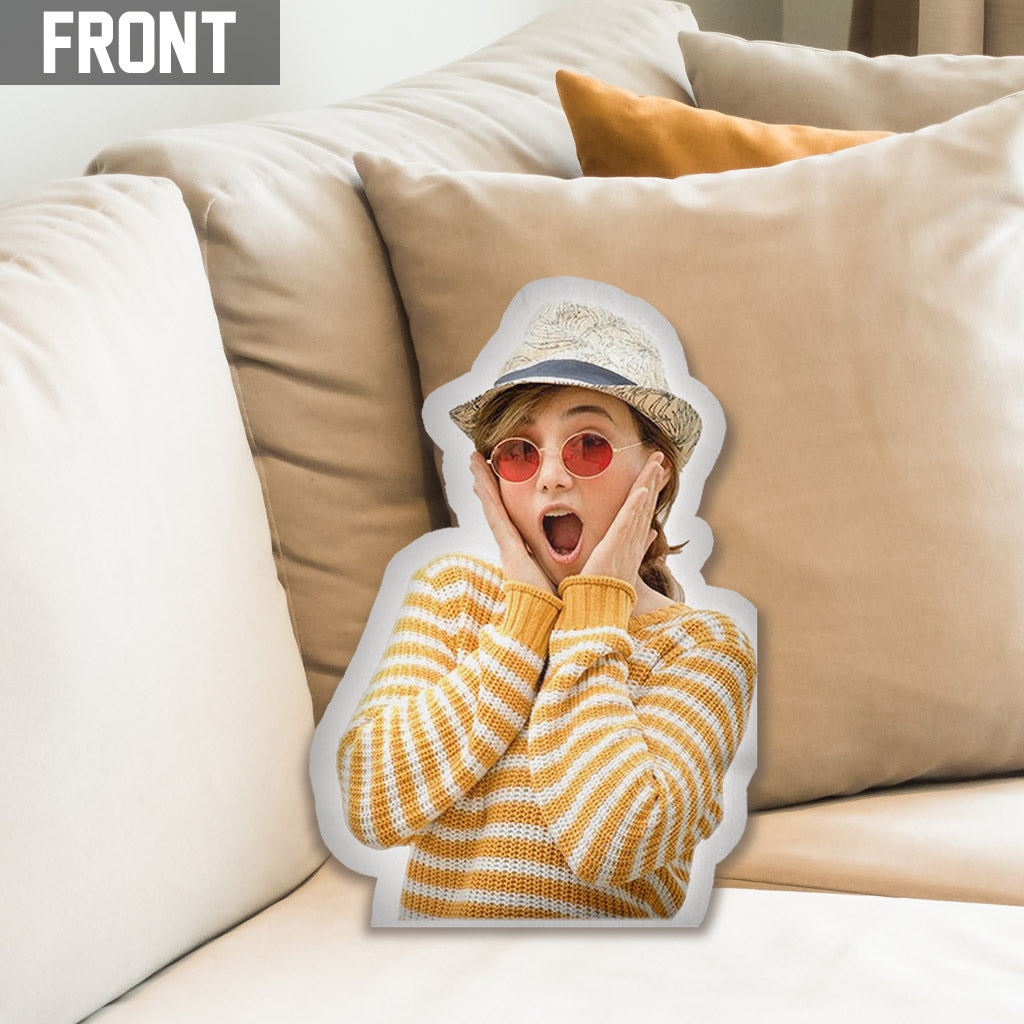 Custom Photo Humanoid - Personalized Aunt Shaped Pillow
