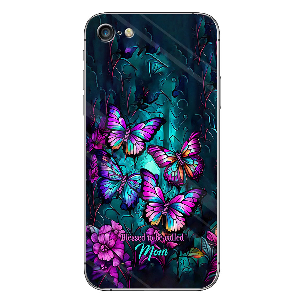 Grandma's Butterflies - Personalized Grandma Phone Case