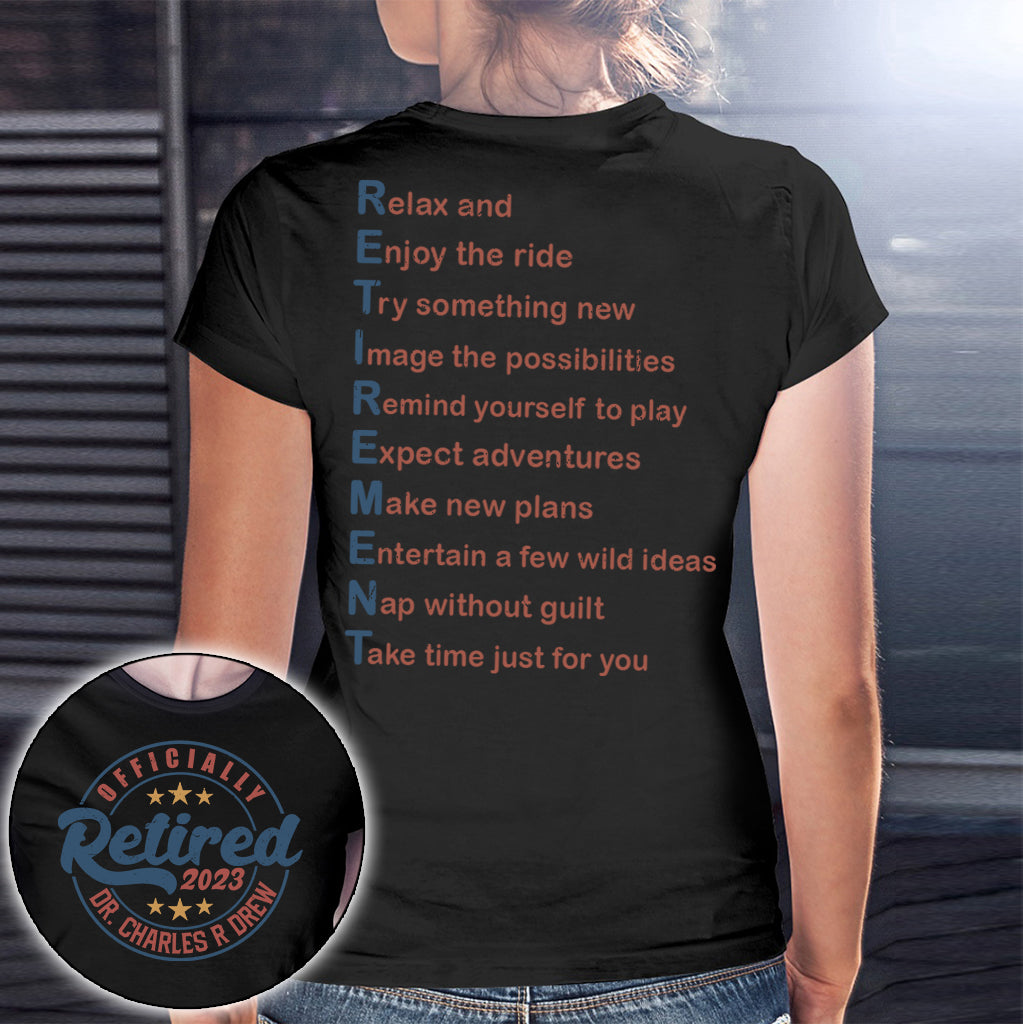 Relax And Enjoy The Ride Retired T-shirt and Hoodie