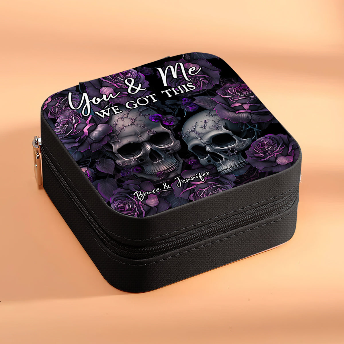 You & Me We Got This - Personalized Skull Jewelry Box