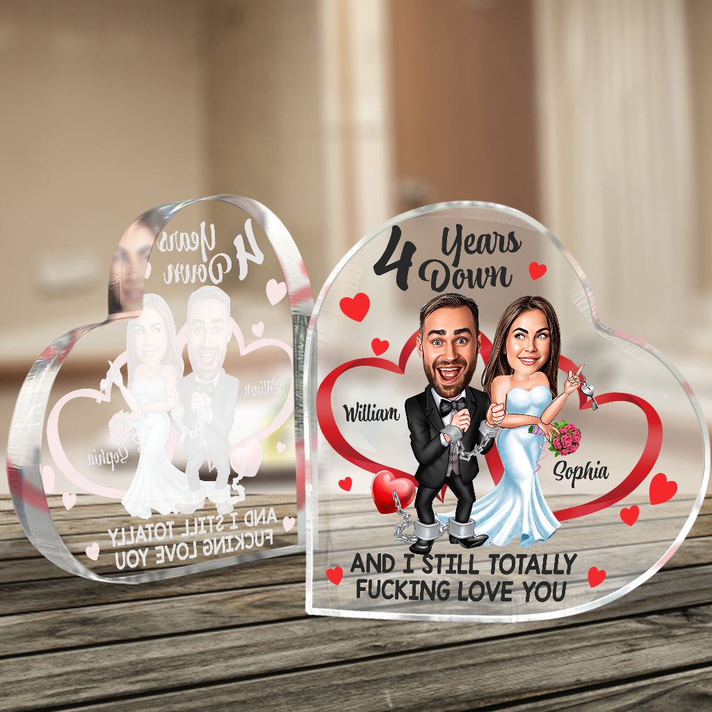 I Still Love You - Personalized Husband And Wife Custom Shaped Acrylic Plaque