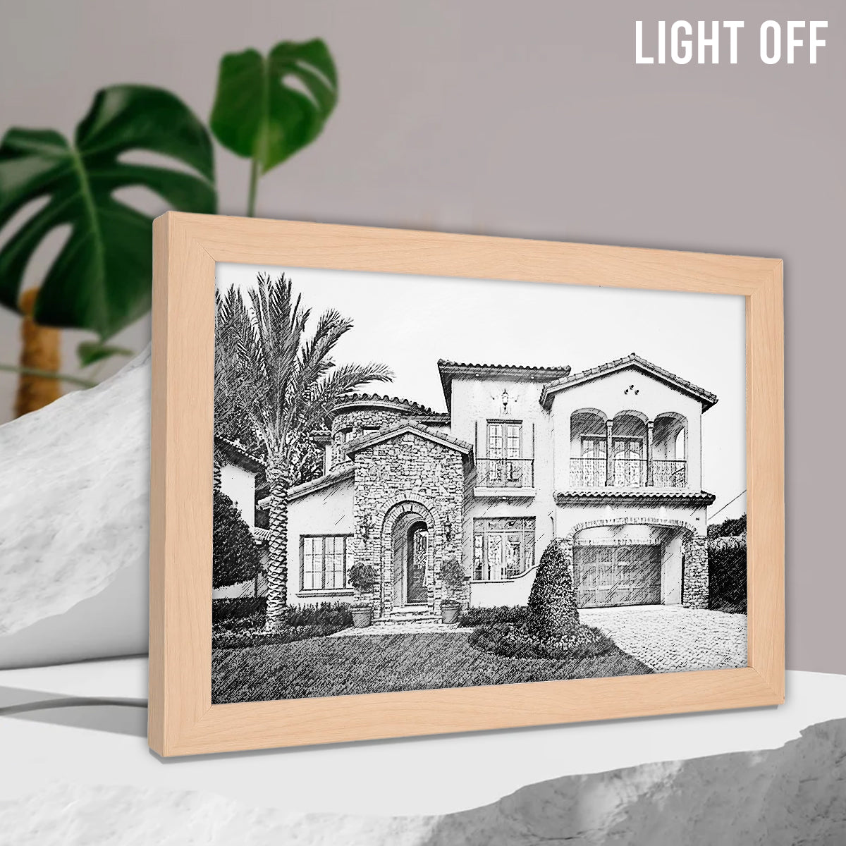 Our Home - Personalized Housewarming Light Photo Frame