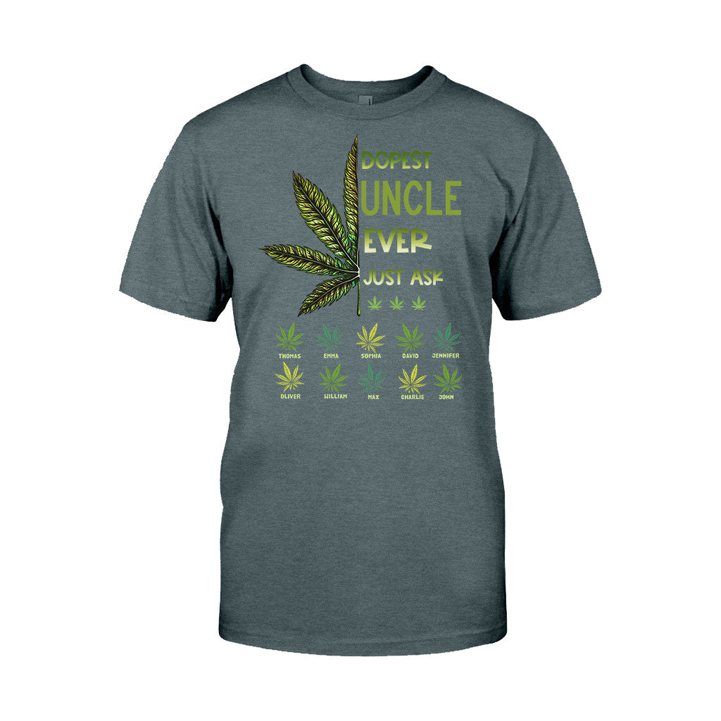 Dopest Dad Ever - Gift for dad, grandma, grandpa, mom, uncle, aunt, brother, sister - Personalized T-shirt And Hoodie