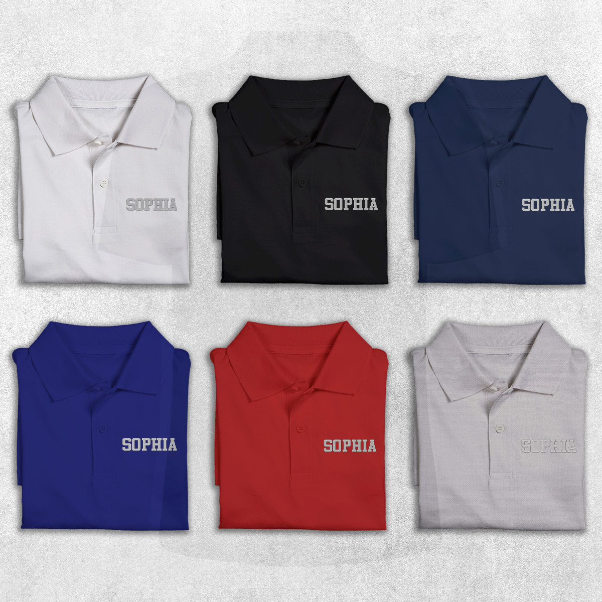 Custom Name - Personalized Aunt Embroidered Polo Shirt