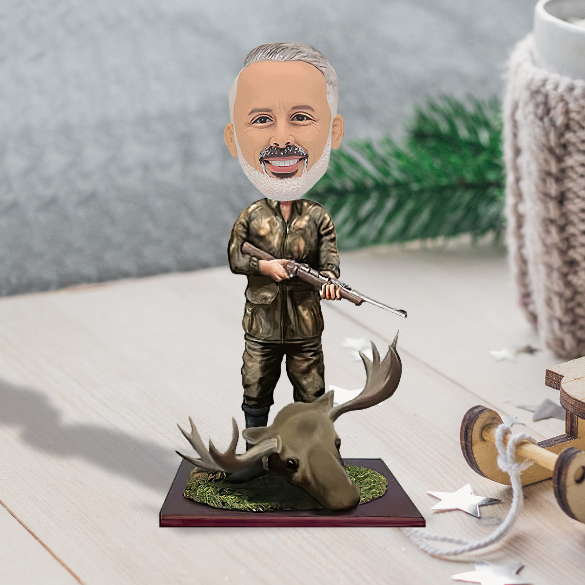 Hunting Bobblehead - Personalized Fishing Bobblehead