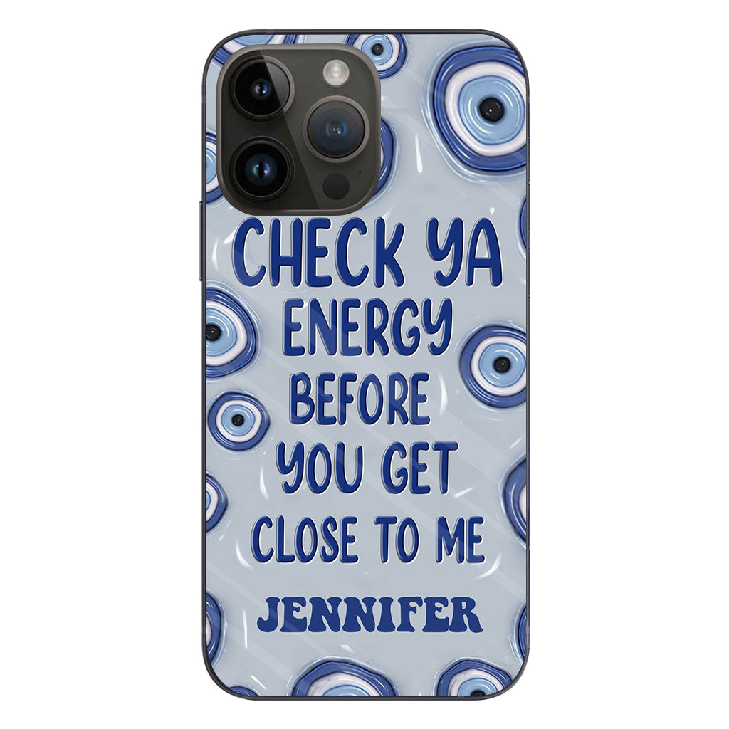 Check Ya Energy - Personalized Witch Phone Case