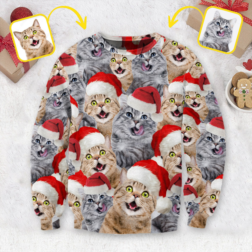 Merry Christmas - Gift for dog lovers - Personalized Ugly Sweater