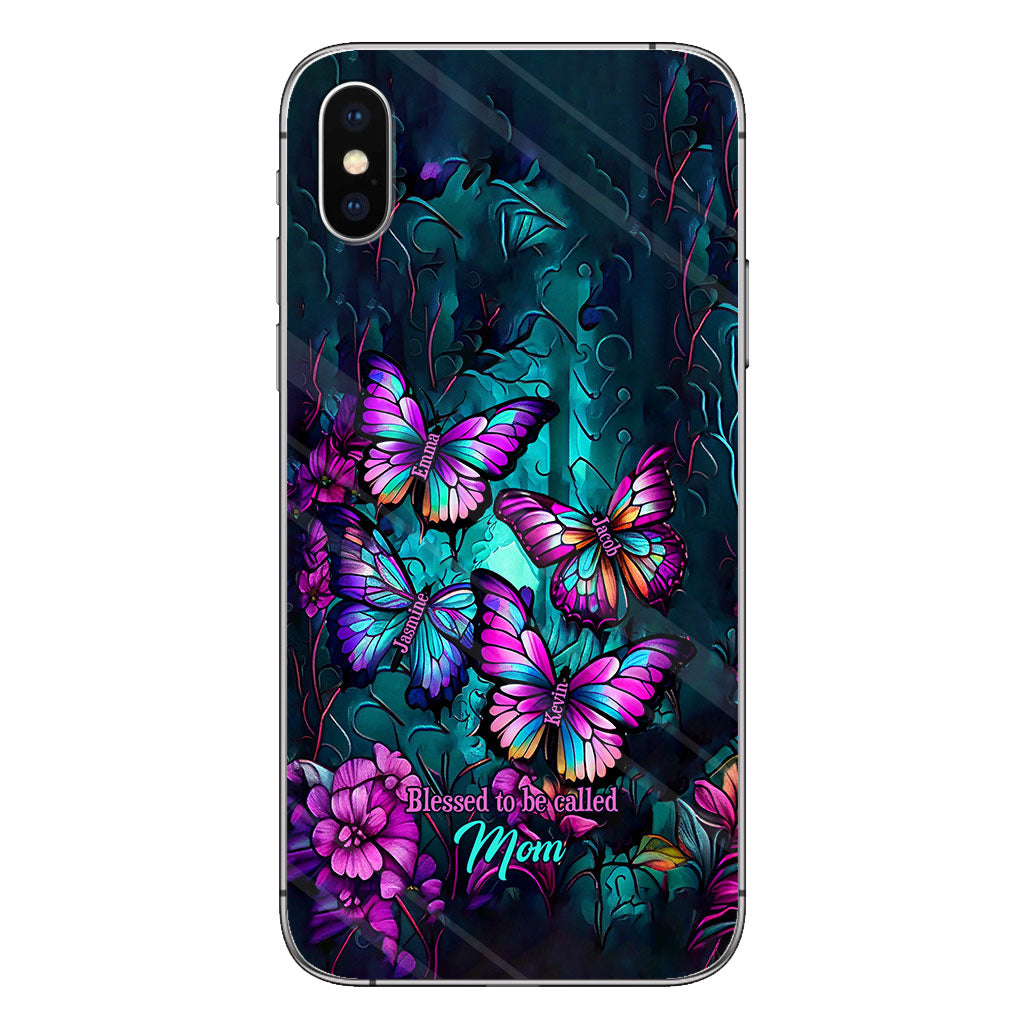 Grandma's Butterflies - Personalized Grandma Phone Case