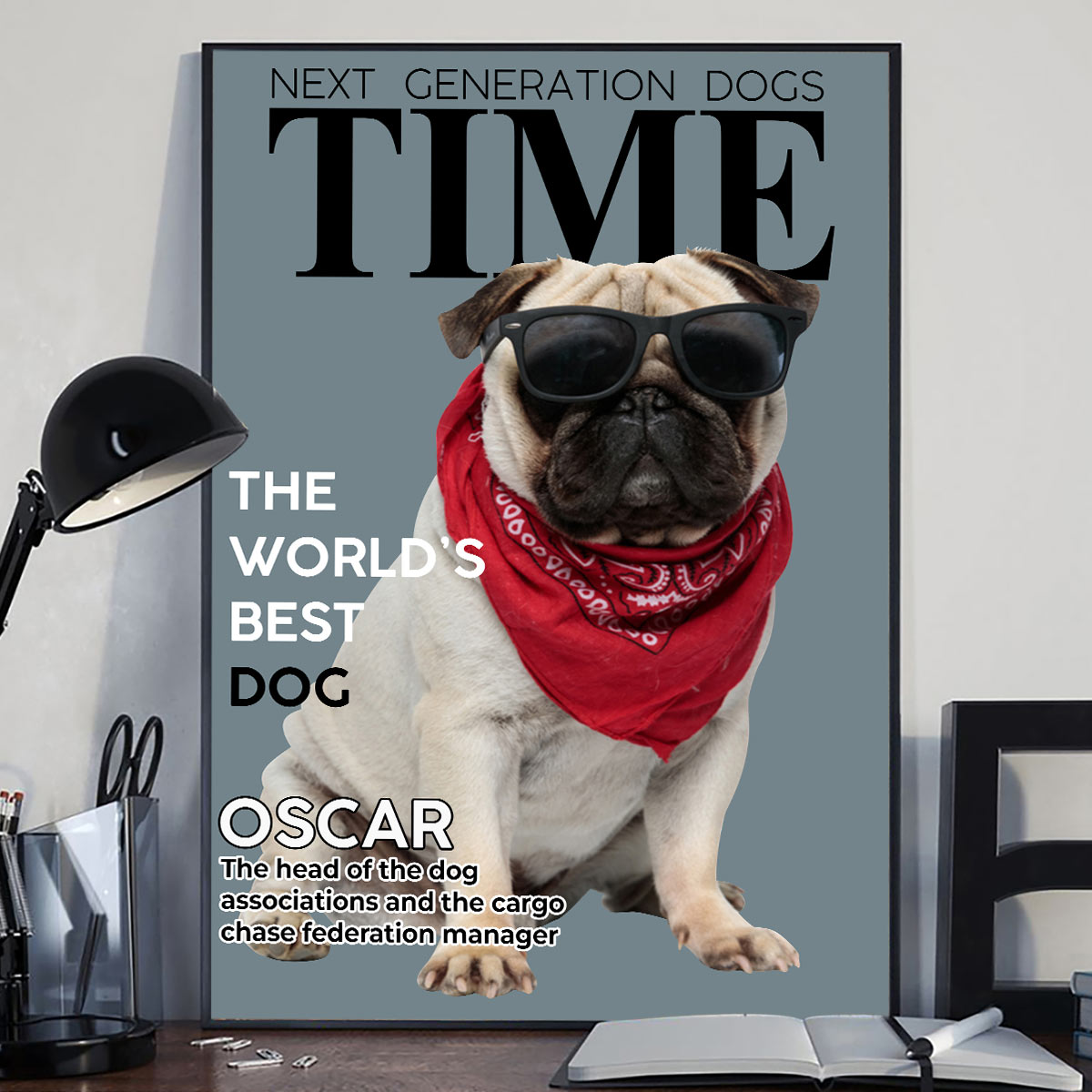 The World's Best Dog - Personalized Dog Canvas And Poster