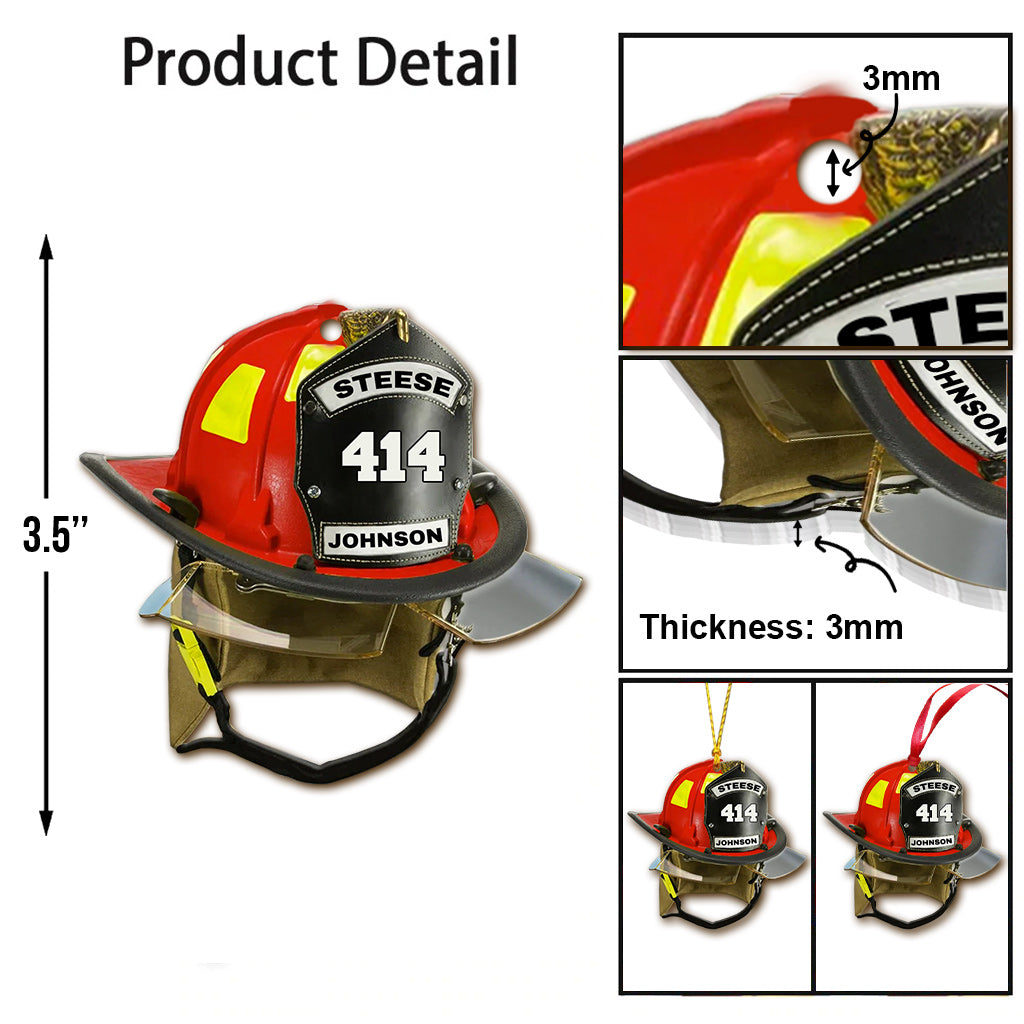 Firefighter Life - Personalized Firefighter Ornament