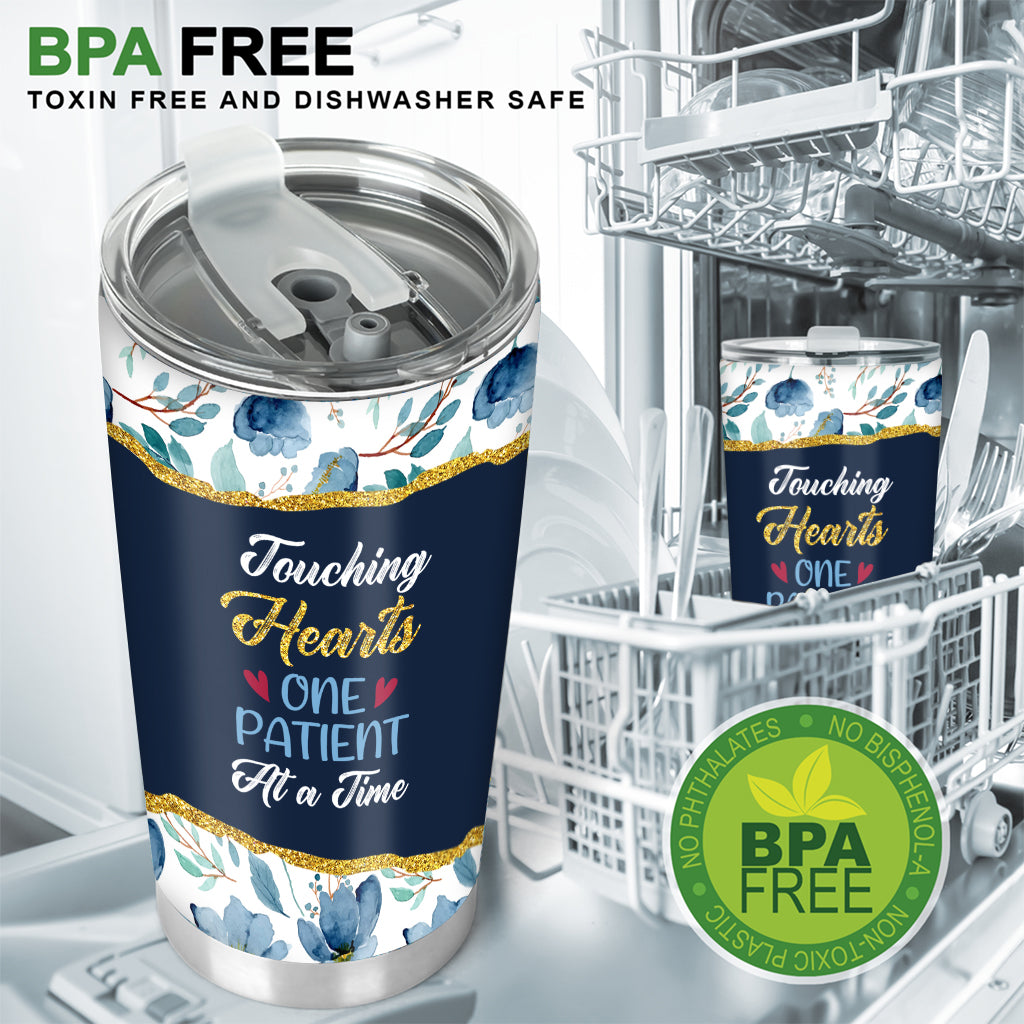 Touching Hearts - Personalized Nurse Tumbler