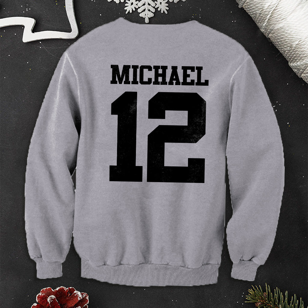 Hockey Mom - Personalized Hockey Ugly Sweater