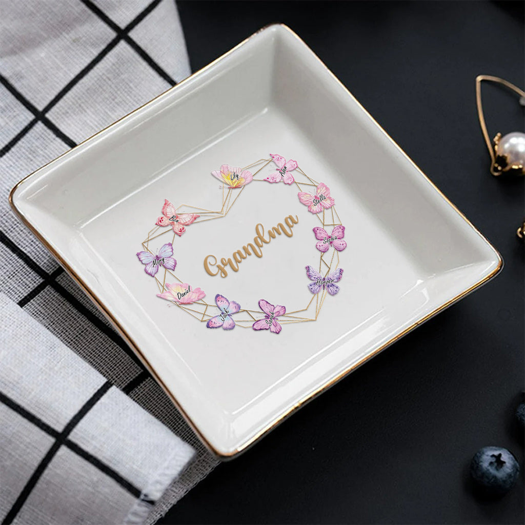 Grandma Mama - Personalized Mother's Day Grandma Jewelry Dish