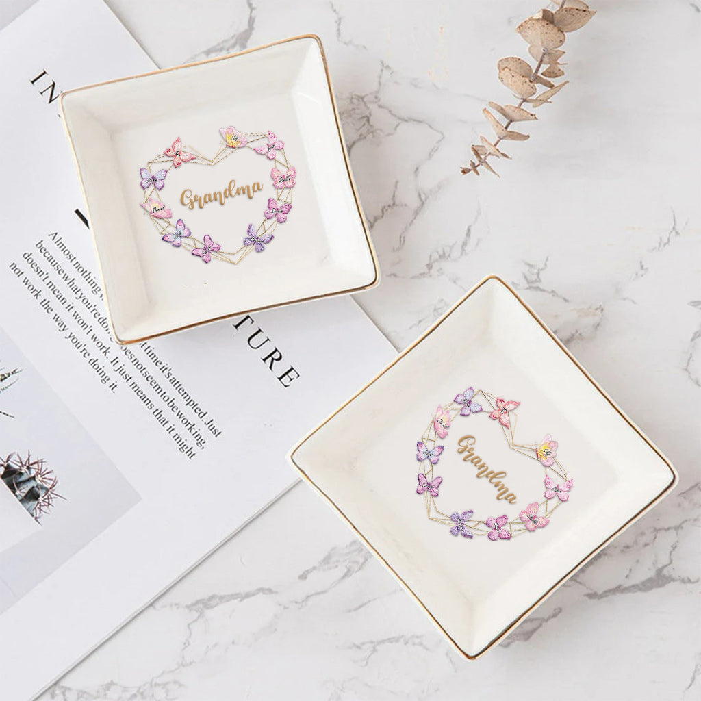 Grandma Mama - Personalized Mother's Day Grandma Jewelry Dish
