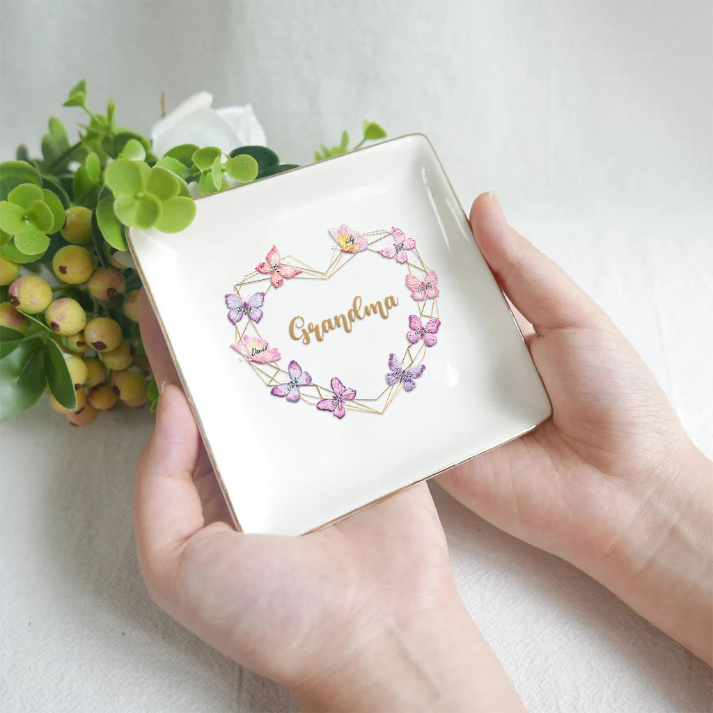 Grandma Mama - Personalized Mother's Day Grandma Jewelry Dish