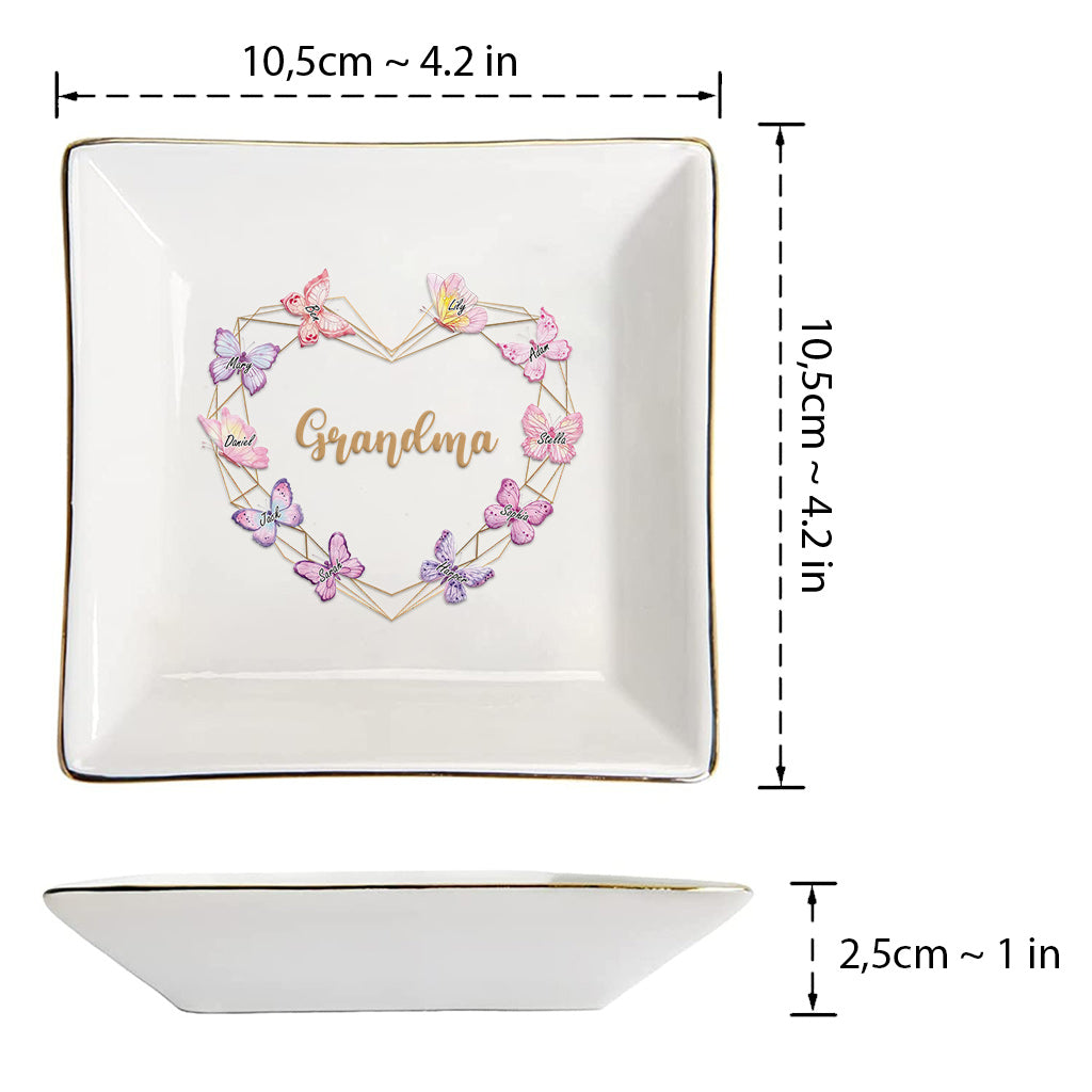 Grandma Mama - Personalized Mother's Day Grandma Jewelry Dish
