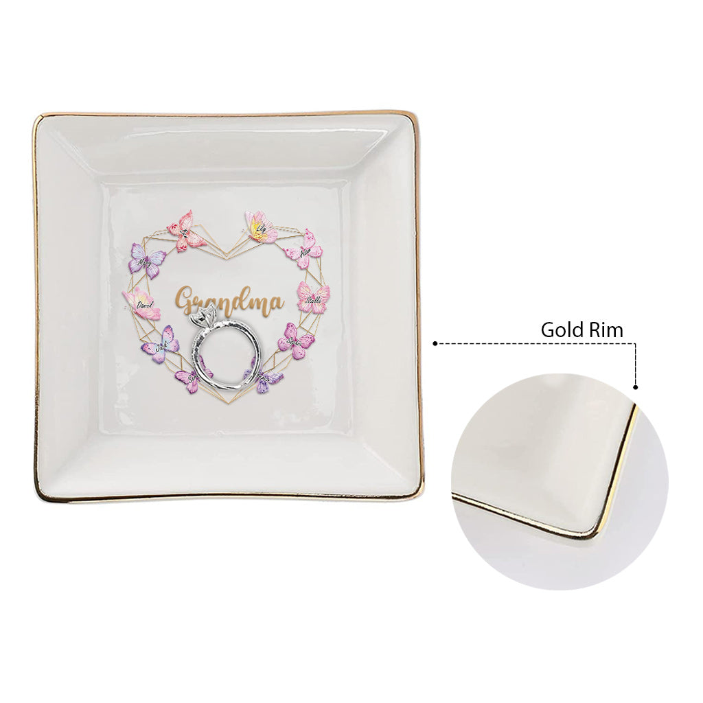 Grandma Mama - Personalized Mother's Day Grandma Jewelry Dish