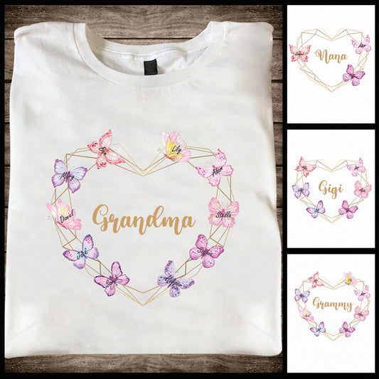 Grandma Mama - Personalized Mother's Day Grandma T-shirt and Hoodie