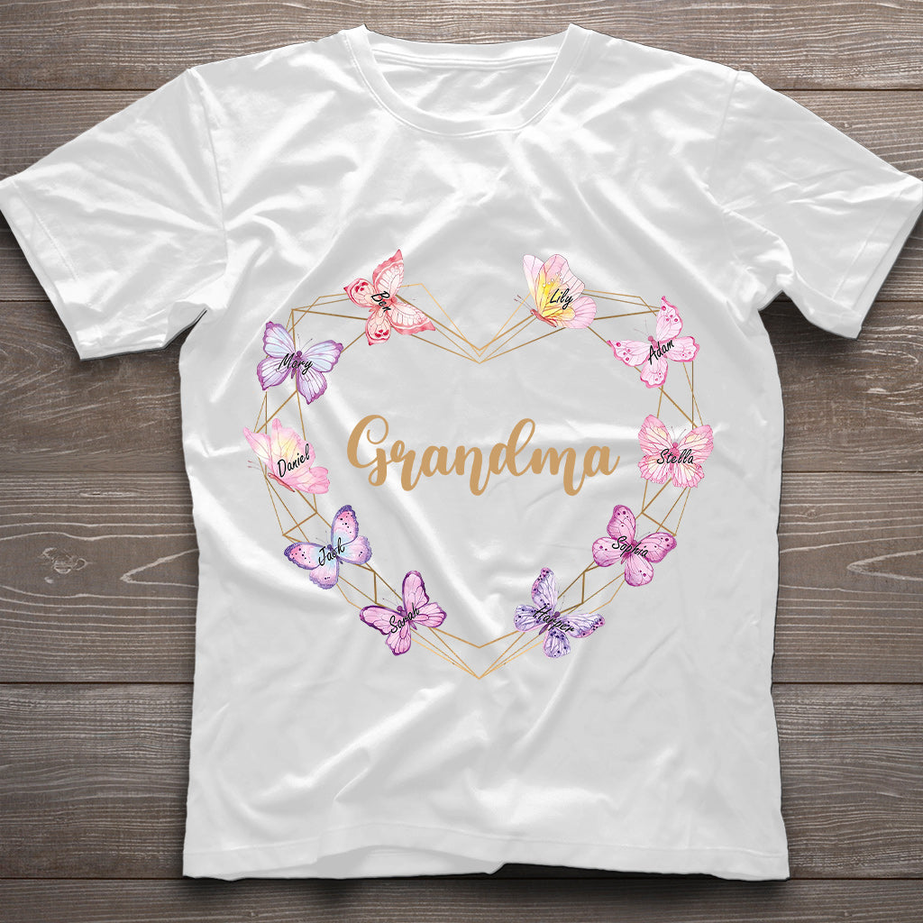 Grandma Mama - Personalized Mother's Day Grandma T-shirt and Hoodie