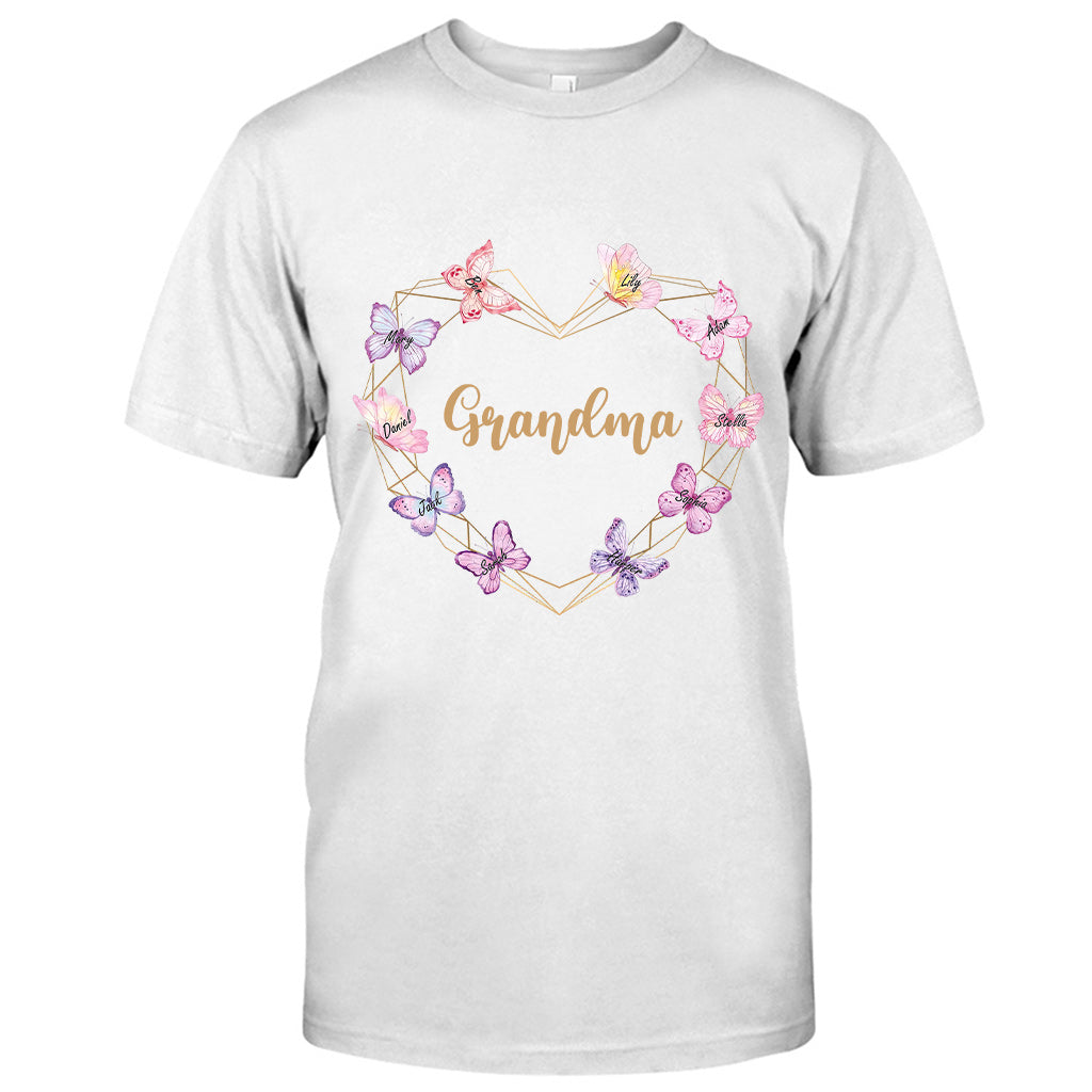 Grandma Mama - Personalized Mother's Day Grandma T-shirt and Hoodie