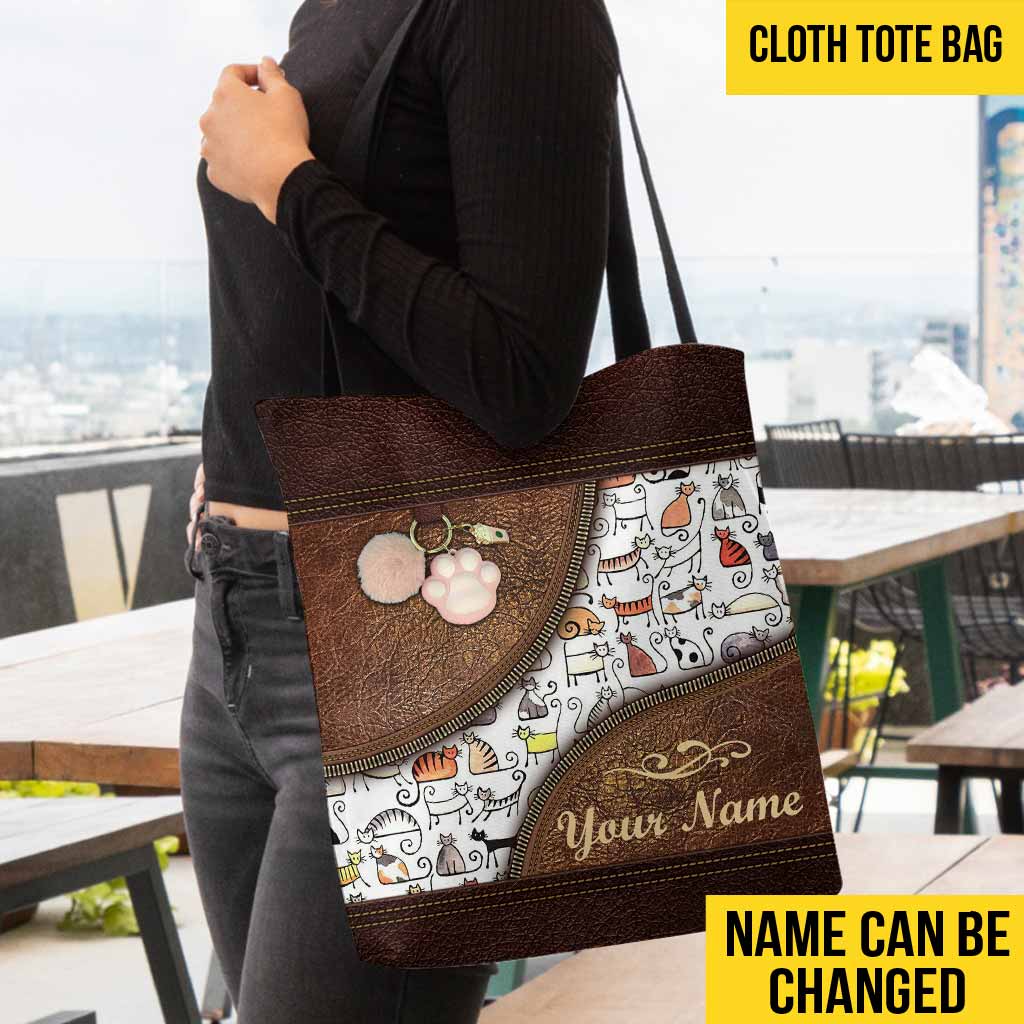 Cats Rule The World Personalized Tote Bag