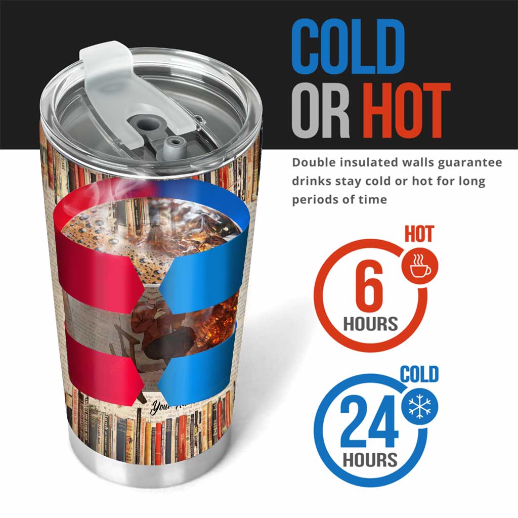 I'm Retired Reading Books Is My Job - Personalized Tumbler